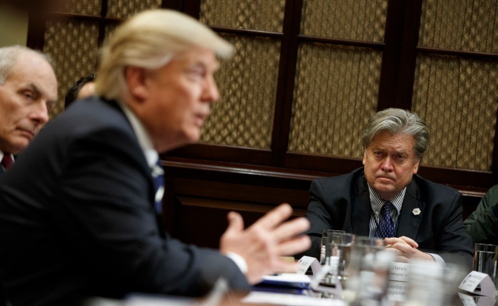 Top House Democrat quips that ‘President Bannon’ is running the show