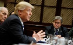 Top House Democrat quips that ‘President Bannon’ is running the show