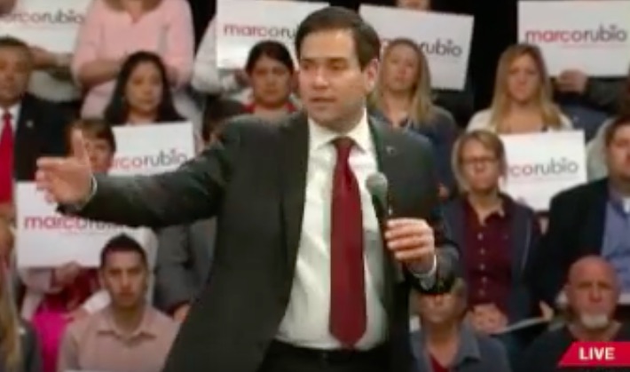 Rubio Funny, Exciting, and Emotional in Virginia