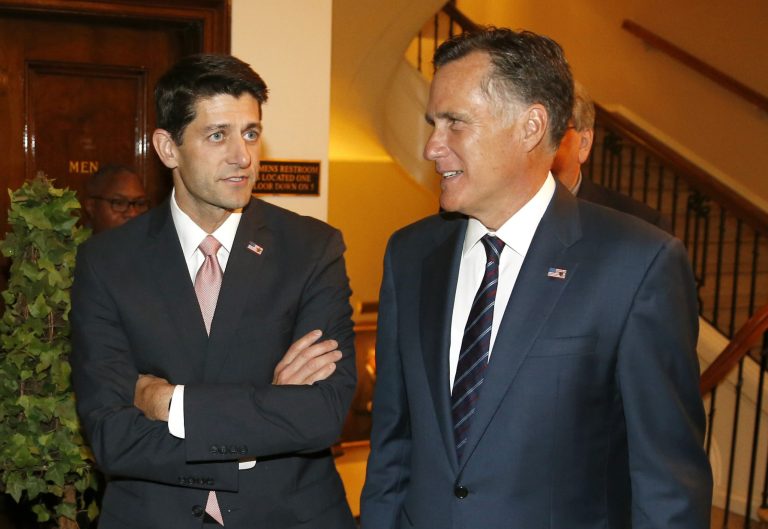 Republican Rep. Paul Ryan expressed his support for former presidential candidate Mitt Romney, saying it would trump his own potential interest in a White House run. (AP Photo)