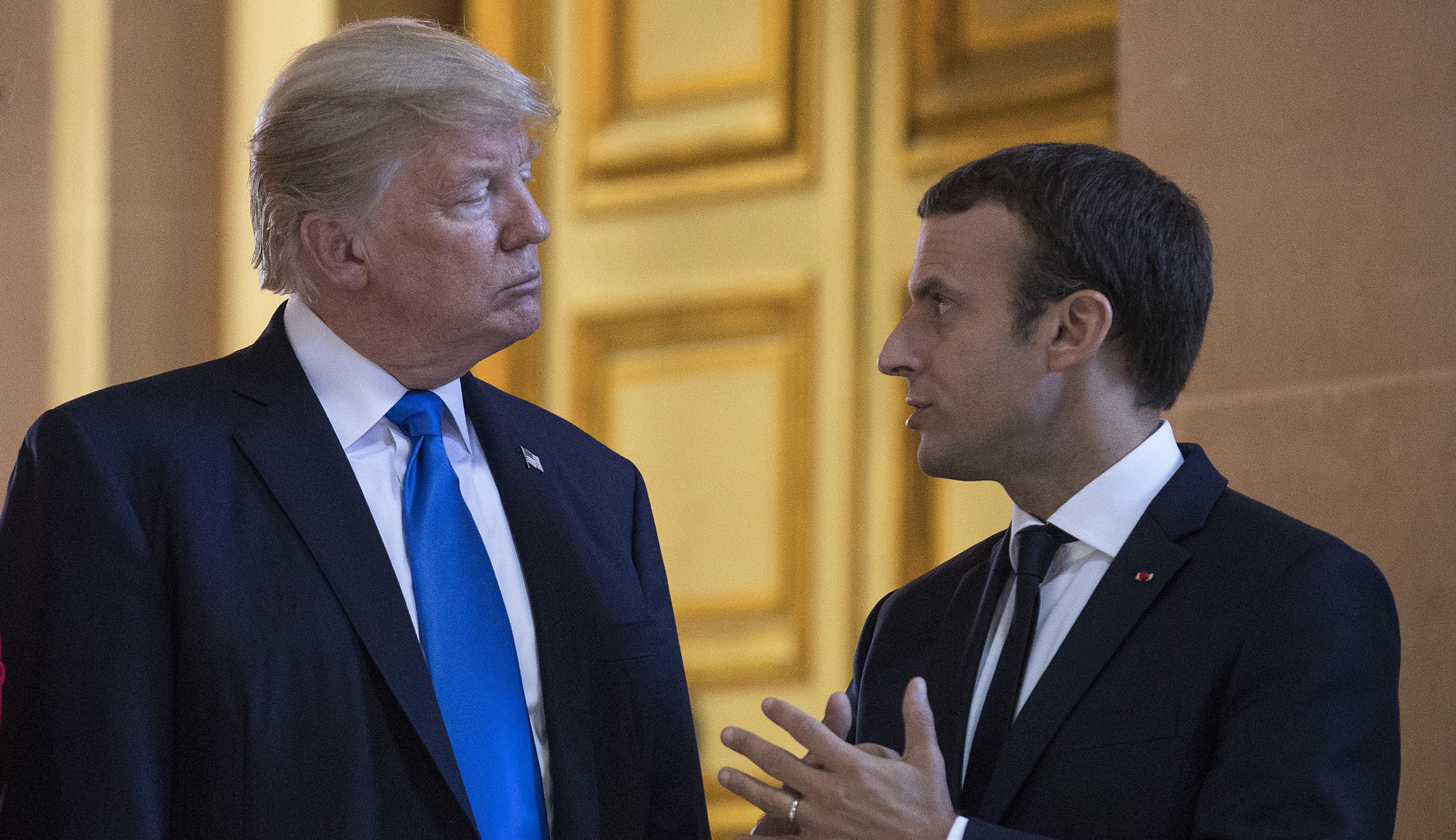 France’s Emmanuel Macron to press Trump to stay in climate deal