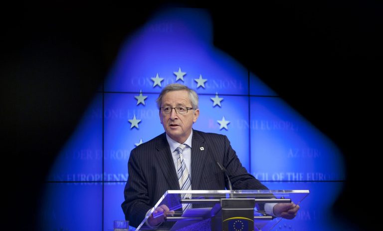 In this Dec. 13, 2012 file photo, Luxembourg's Prime Minister Jean-Claude Juncker speaks during a media conference in Brussels. The incoming leader of Europeâs most powerful bureaucracy is a master of the backroom deal, and an outspoken and witty career politician who once advocated the right to lie in times of crisis.Jean-Claude Juncker, who was prime minister of Luxembourg for almost two decades, was a controversial pick as the 28-nation European Unionâs new chief executive, not least because the British government vociferously opposed him. (AP Photo/Virginia Mayo, file)