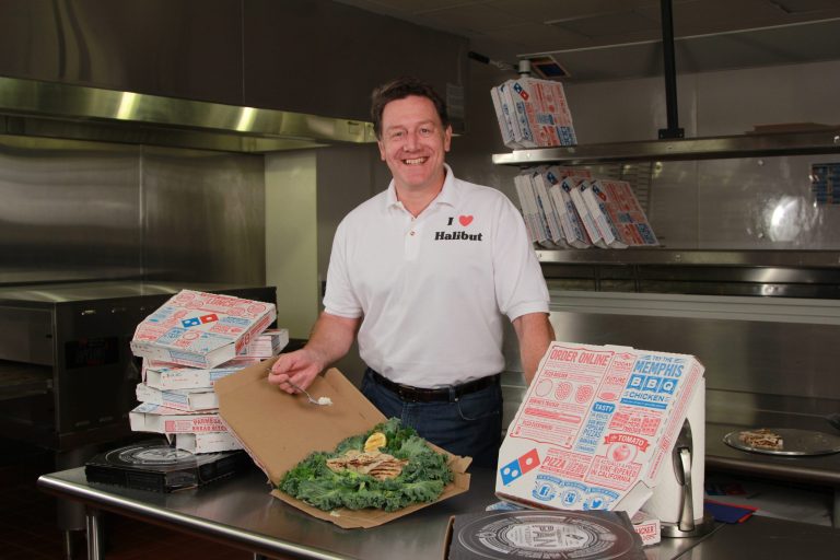 Domino's Pizza CEO Patrick Doyle tweeted Friday along with a picture of him wearing an 