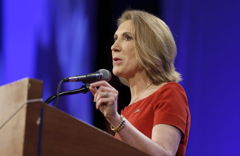 Carly Fiorina is among a short list of women who could be a viable Vice presidential nominee. (AP)