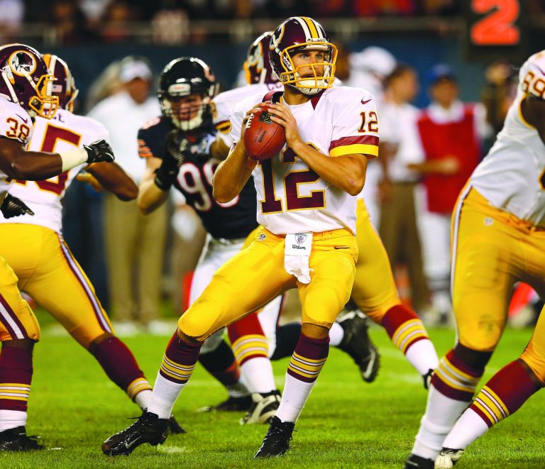 Jonathan Daniel/Getty Images
Redskins rookie quarterback Kirk Cousins threw for 264 yards and three touchdowns in the second half against the Bears on Saturday, though it all came against backups.