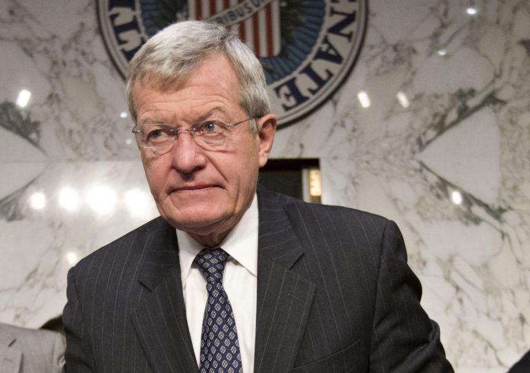 FILE - This Oct. 10, 2013 file photo shows Senate Finance Committee Chairman Max Baucus, D-Mont. on Capitol Hill in Washington. The Senate Foreign Relations Committee will hold a hearing Jan. 28 on President Barack Obama's pick of the retiring Baucus to serve as ambassador to China. The six-term Democratic senator is expected to sail toward confirmation by his colleagues. If confirmed, Baucus would replace Gary Locke, who has announced plans to leave the diplomatic post. Baucus has served in the Senate for more than two decades. Obama announced the nomination last year.   (AP Photo/J. Scott Applewhite, File)