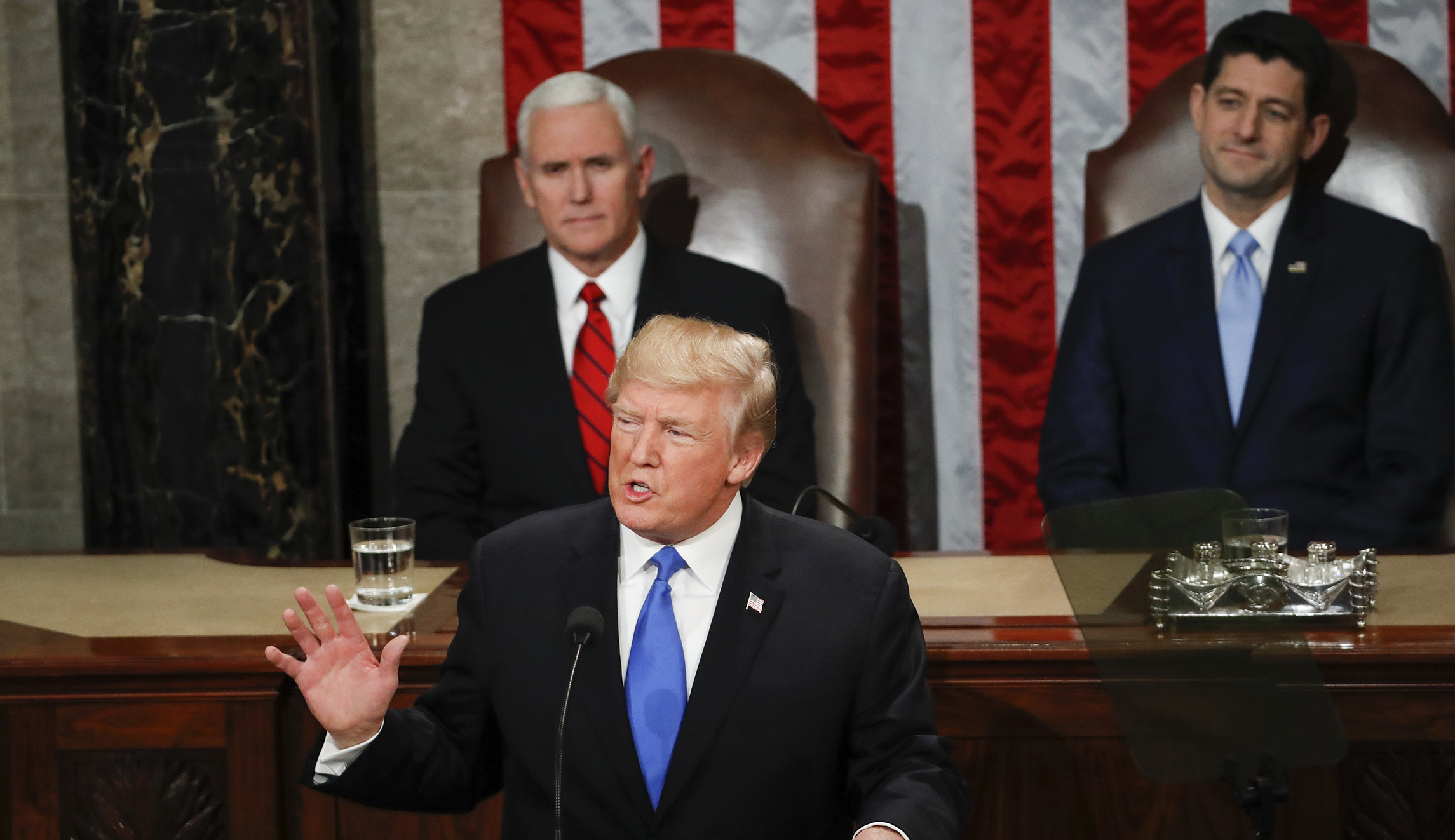 Humor or not, Trump was wrong to call Democrats ‘treasonous’ for not clapping for him