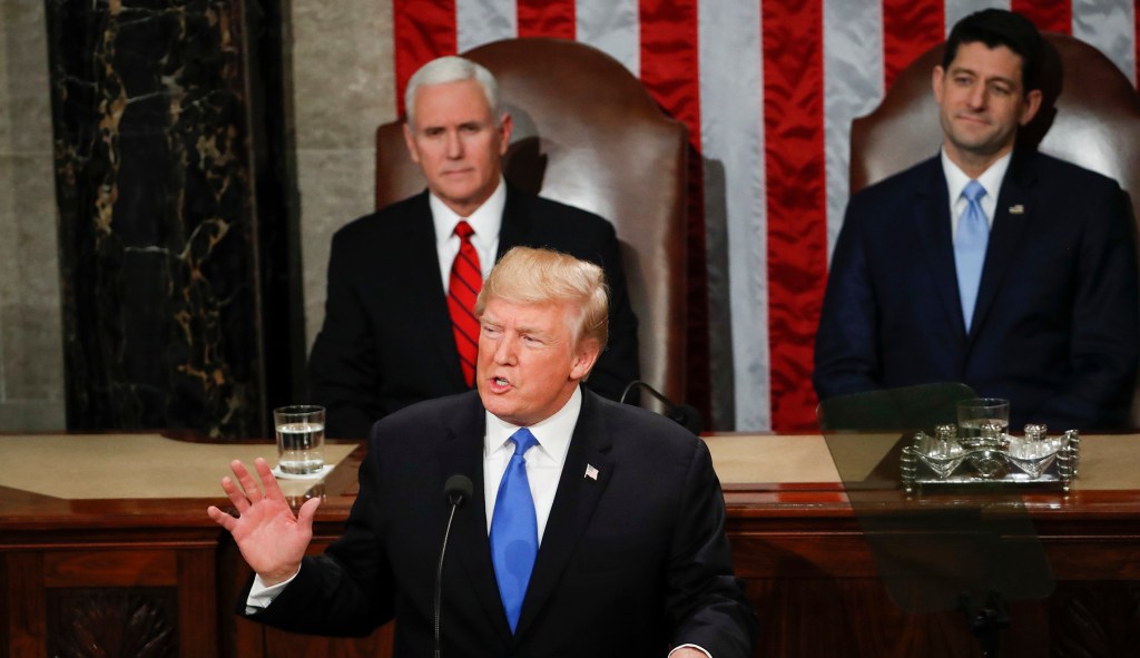 Humor or not, Trump was wrong to call Democrats ‘treasonous’ for not clapping for him