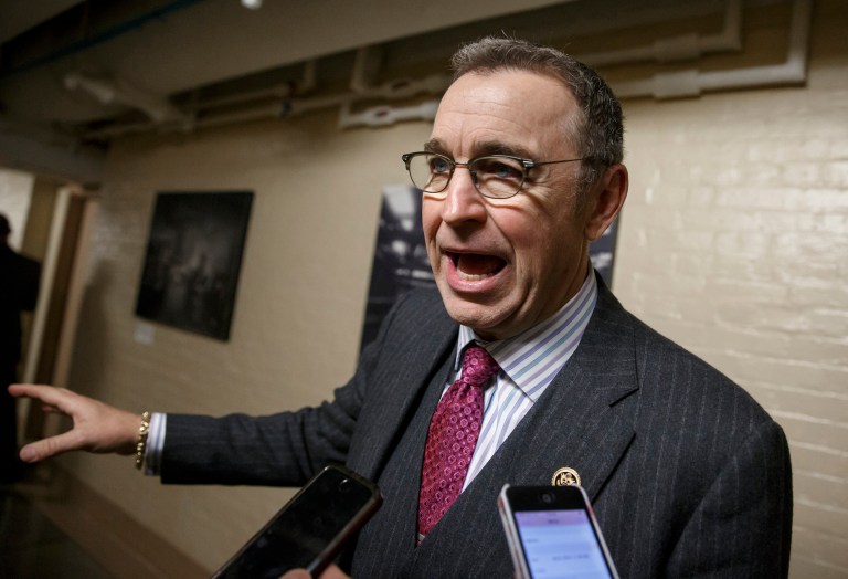 Rep. Matt Salmon, who represents the Phoenix area, announced he's backing Ted Cruz in the GOP primary, but acknowledged Tuesday that Donald Trump's tough talk following the terrorist attacks in Brussels will likely help him win over voters. (AP Photo/J. Scott Applewhite, File)