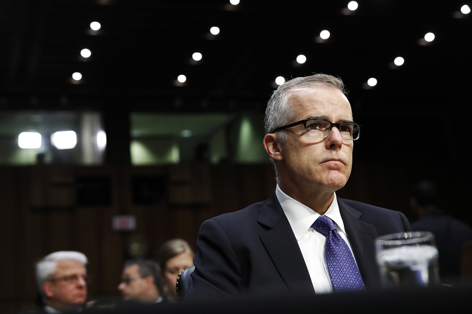 Acting FBI director Andrew McCabe won’t say if Comey told Trump he’s not under investigation
