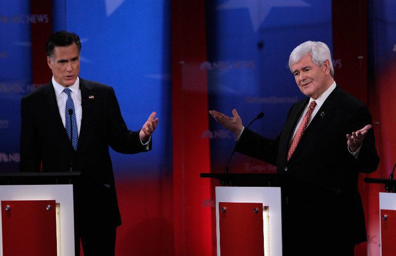 Romney rips Gingrich in Florida GOP debate