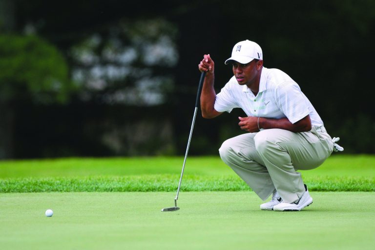 Hunter Martin/Getty Images
After winning the AT&T National, Tiger Woods struggled in the first round of the Greenbrier Classic on Thursday.