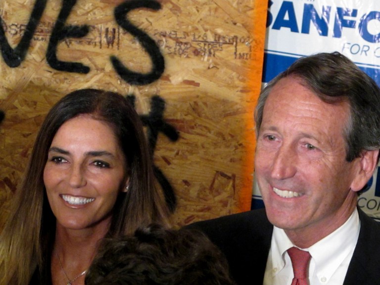 In a lengthy Facebook post, Rep. Mark Sanford, R-S.C., announced the end of his engagement to Maria Belen Chapur. (AP Photo/Bruce Smith)