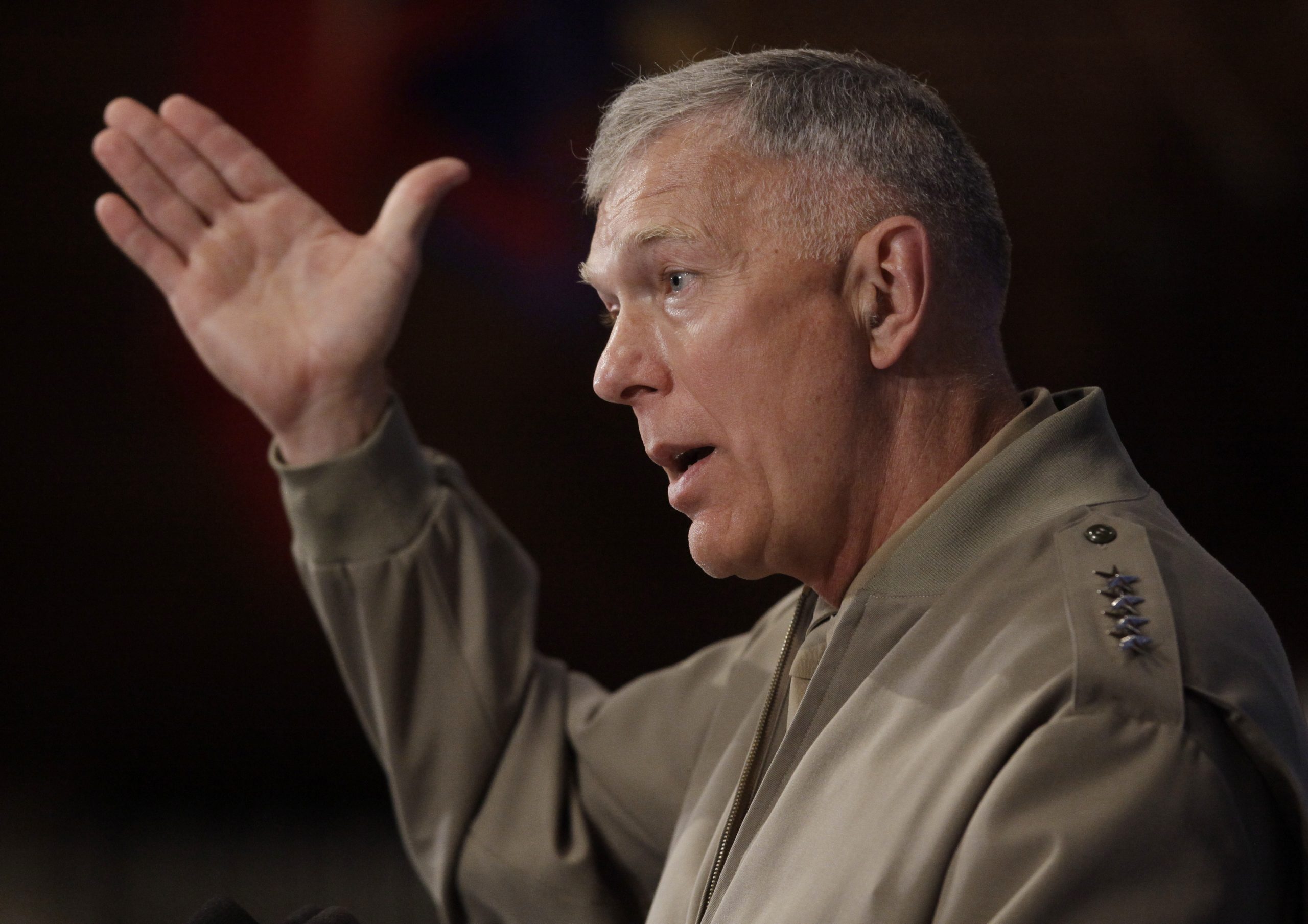 Retired top Marine hasn’t softened stance on women, gays in military