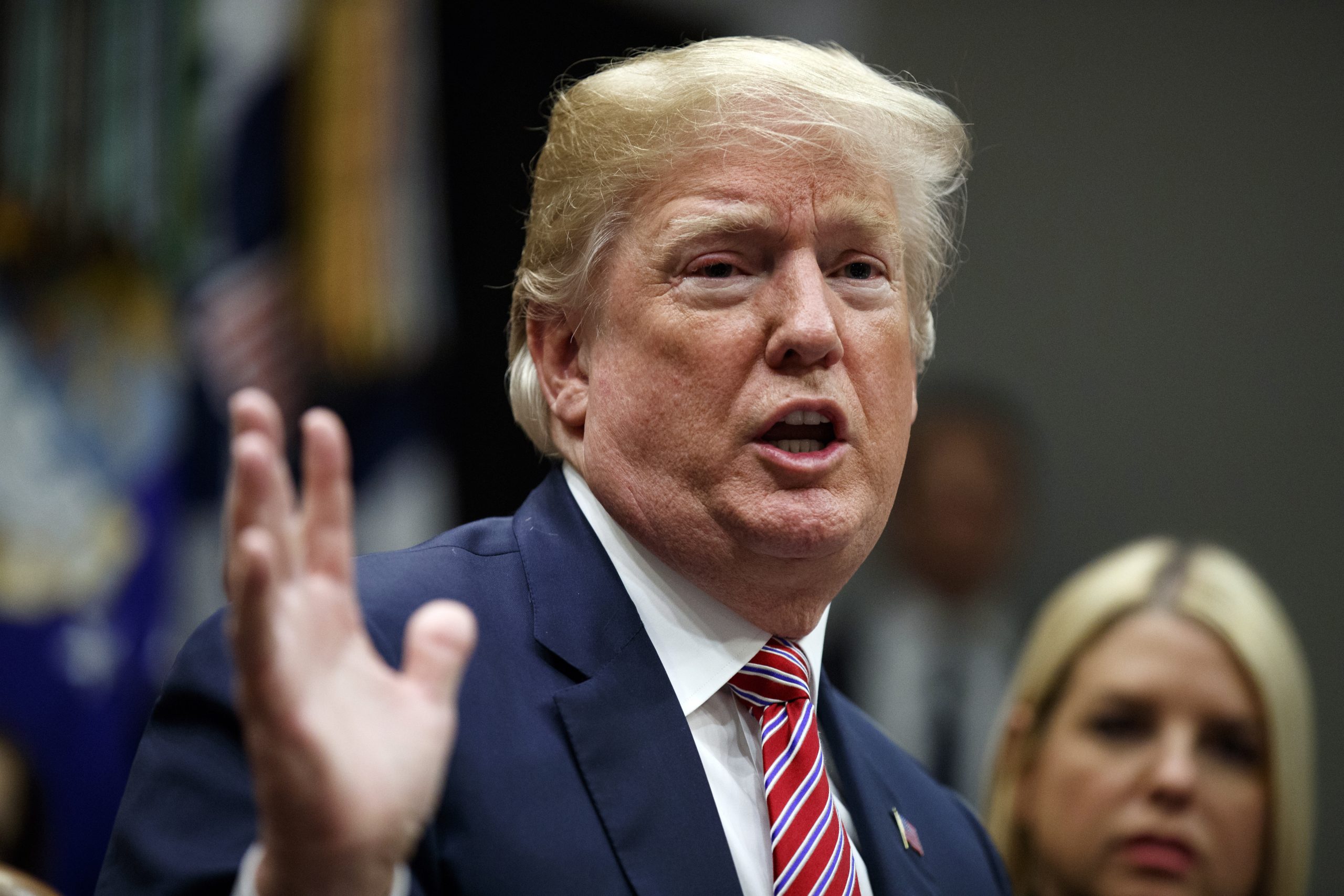 Trump negotiates with himself on guns
