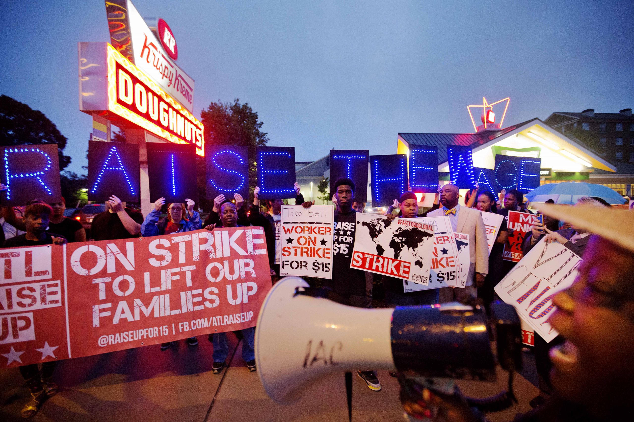 Fast-food protests spread overseas
