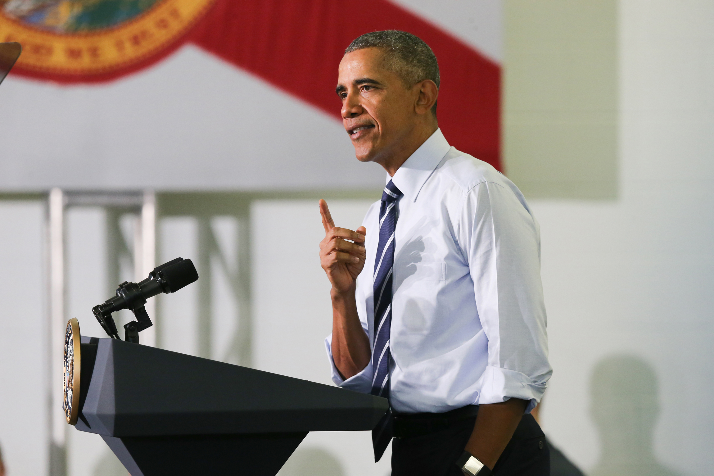 Obama: Stimulus created green jobs that still exist today