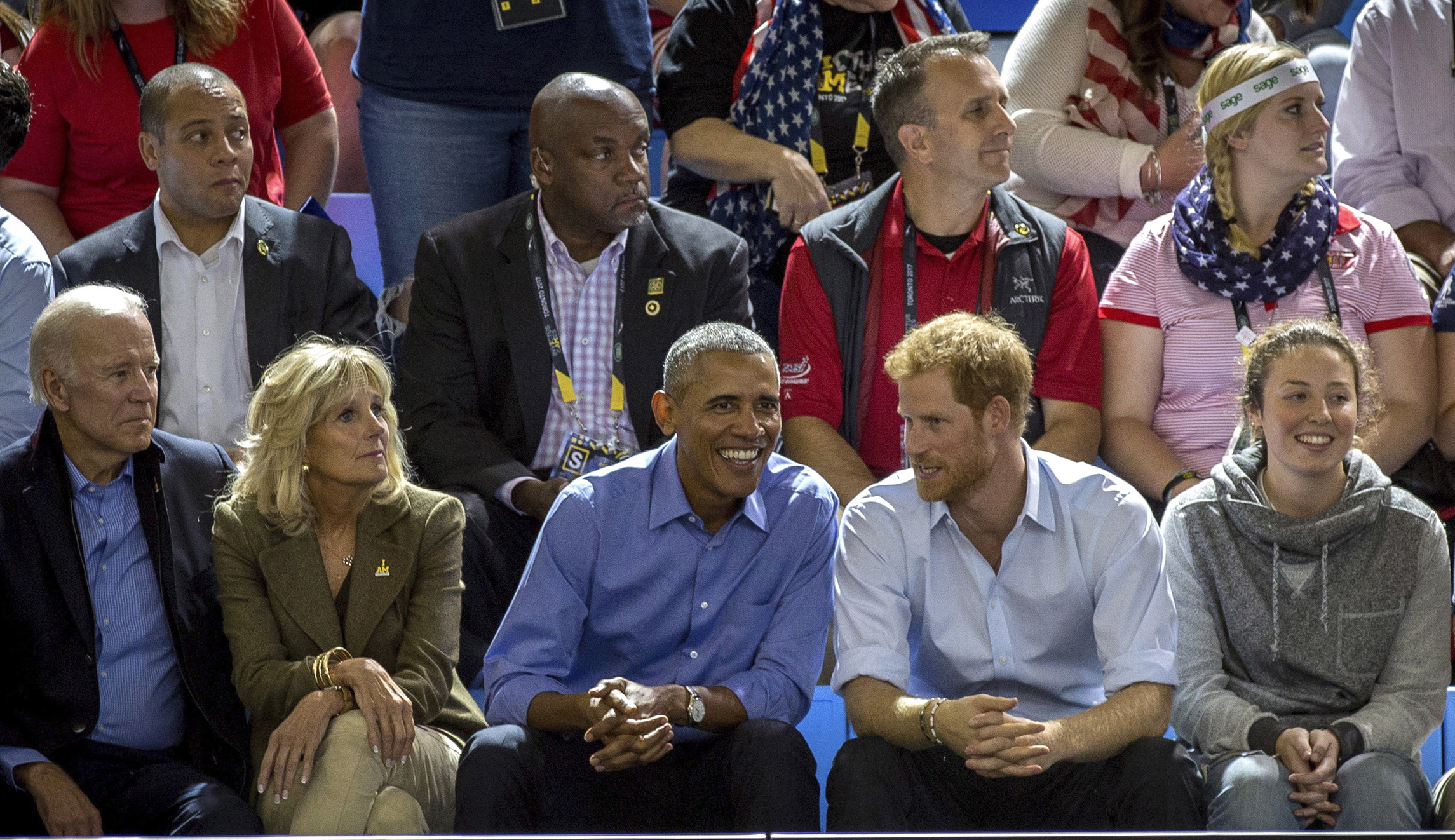 Obama, Bidens join Prince Harry at Invictus Games in Toronto