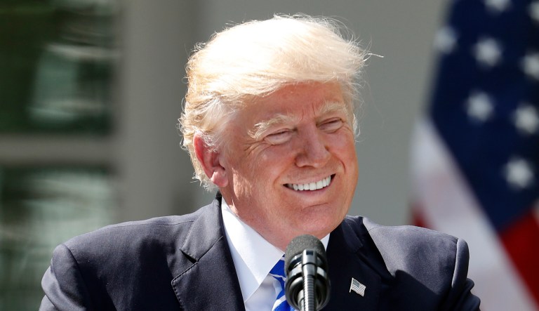 President Trump will become the first sitting president to address the Voters Value Summit on Friday. (AP Photo/Alex Brandon)