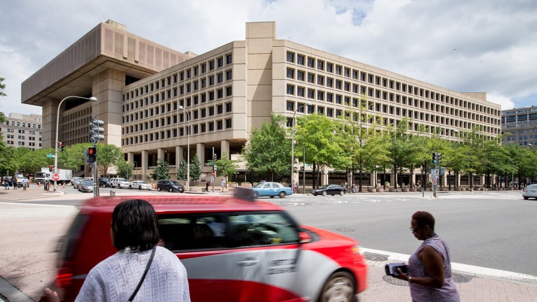 FBI employees have been housed inside the J. Edgar Hoover Building, named after the former longtime director of the bureau, since 1974. (AP Photo/Andrew Harnik)