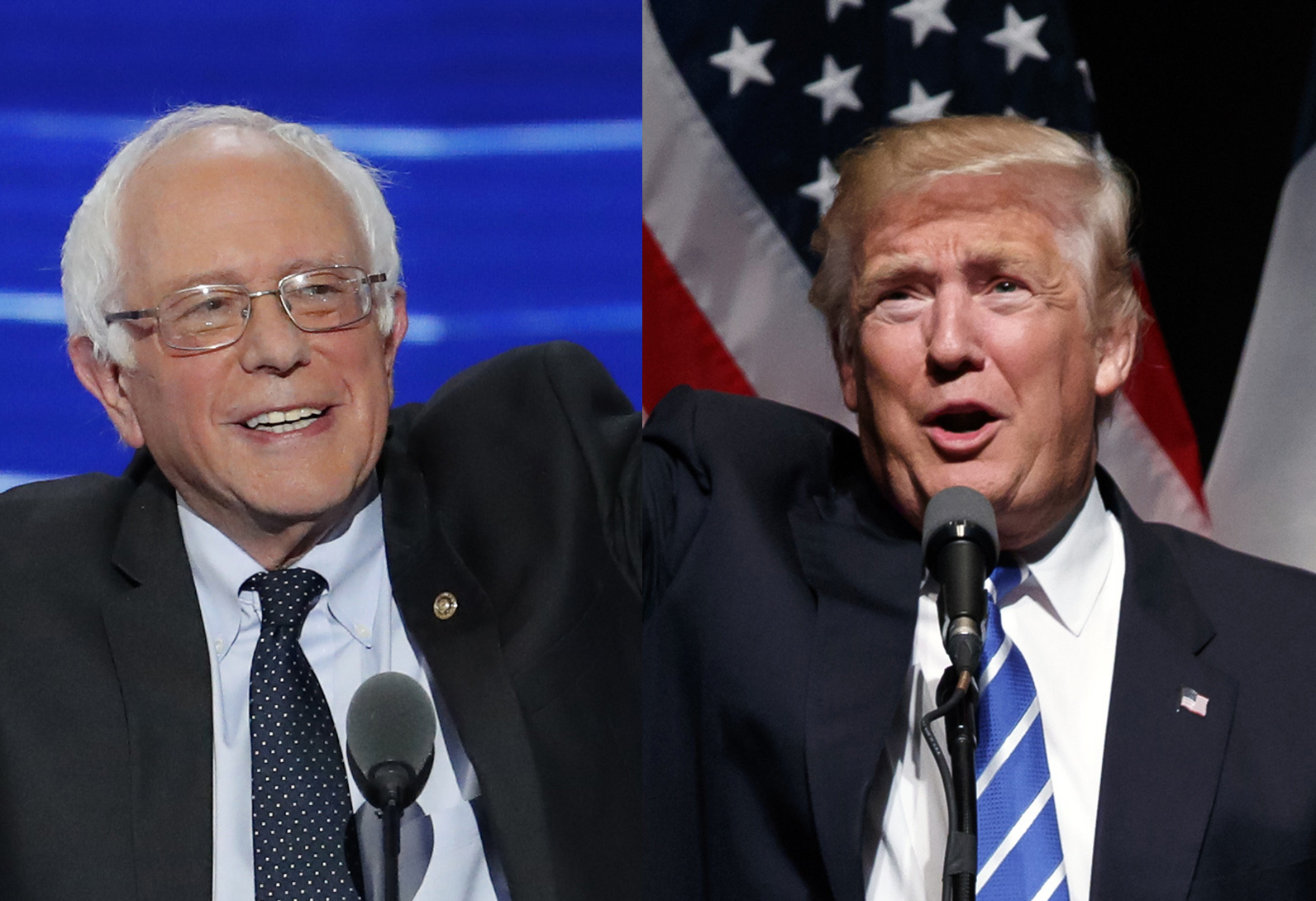 Trump claims Sanders supporters are heading his way