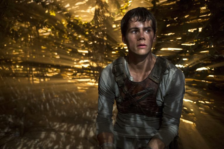 In this image released by 20th Century Fox, Dylan O'Brien appears in a scene from the film, 