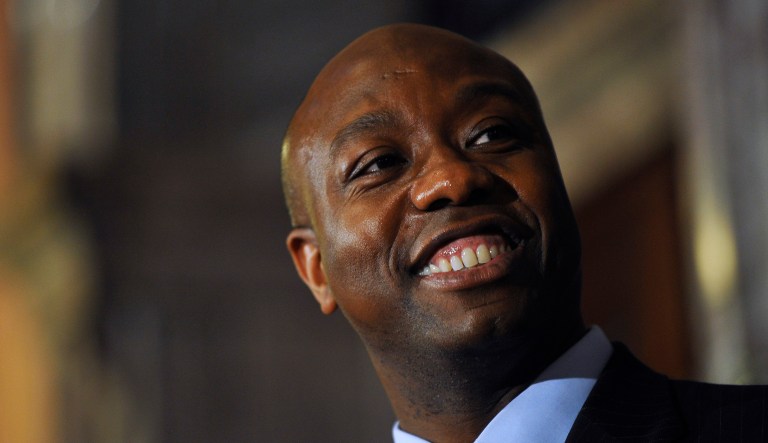 After Jeff Sessions left the Senate to become President Trump's attorney general, there was an empty seat left in the Senate Armed Services Committee. Sen. Tim Scott, R-S.C., (pictured above) has now filled that seat as of Tuesday. (AP Photo/Rainier Ehrhardt)