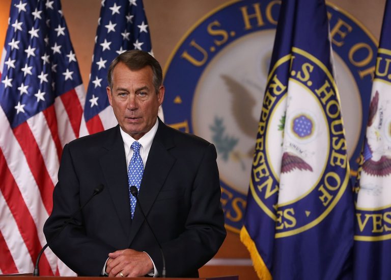 House Speaker John Boehner, R-Ohio, said last month that he expects a âwhale of a fightâ over the debt ceiling. (Mark Wilson/Getty Images)