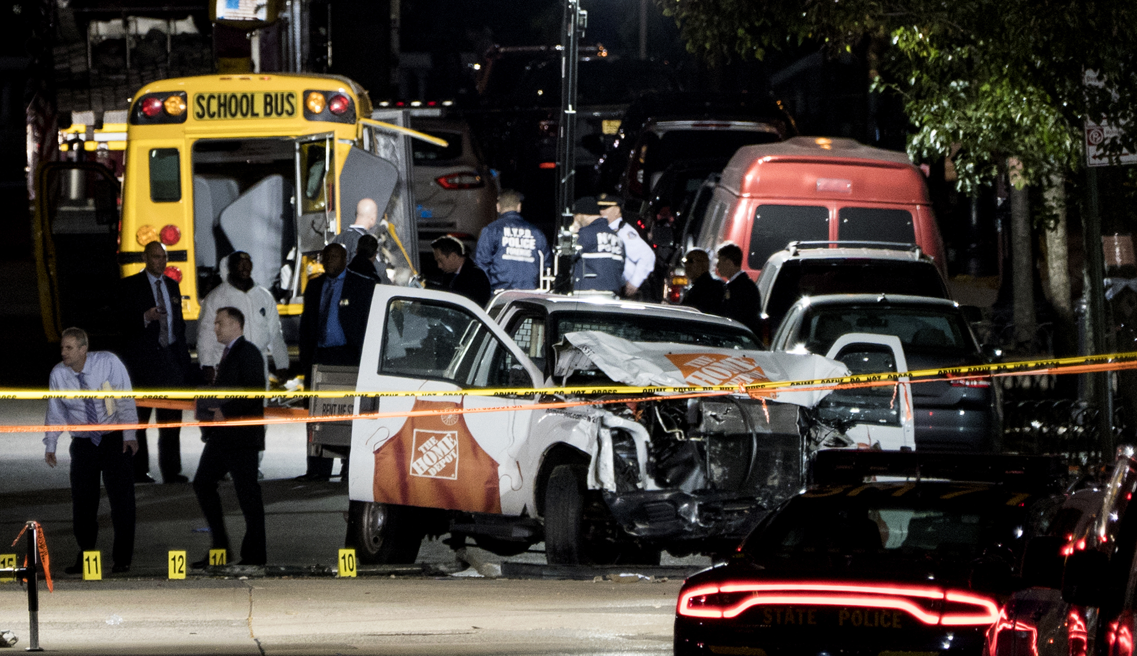Trump says federal government has New York’s back in responding to deadly truck attack