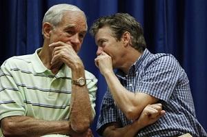 Father and son Paul team stumping hard in Iowa