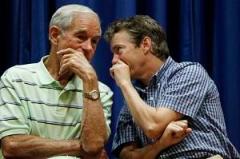 Father and son Paul team stumping hard in Iowa
