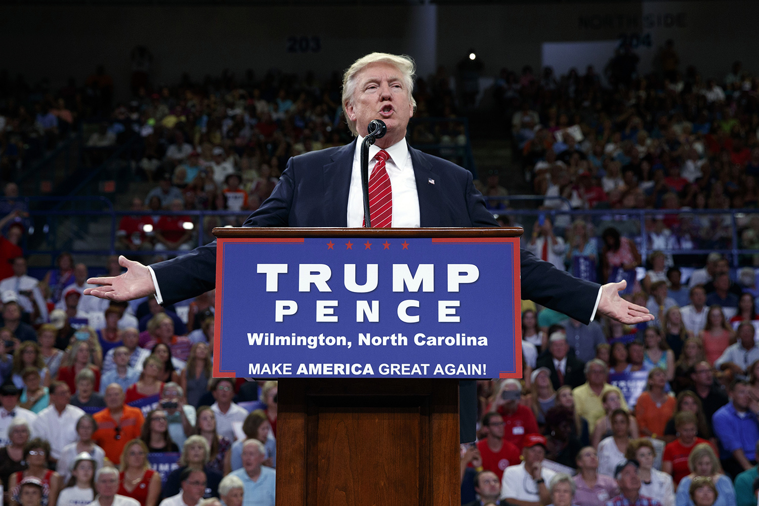 Donald Trump talks about losing