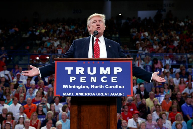 Donald Trump refused to acknowledge making any mistakes on the campaign trail, but said that 