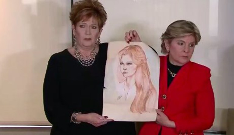 Beverly Young Nelson said that Roy Moore was a regular at a restaurant where she worked and that she flirted with her and complimented her long red hair. (Screenshot)