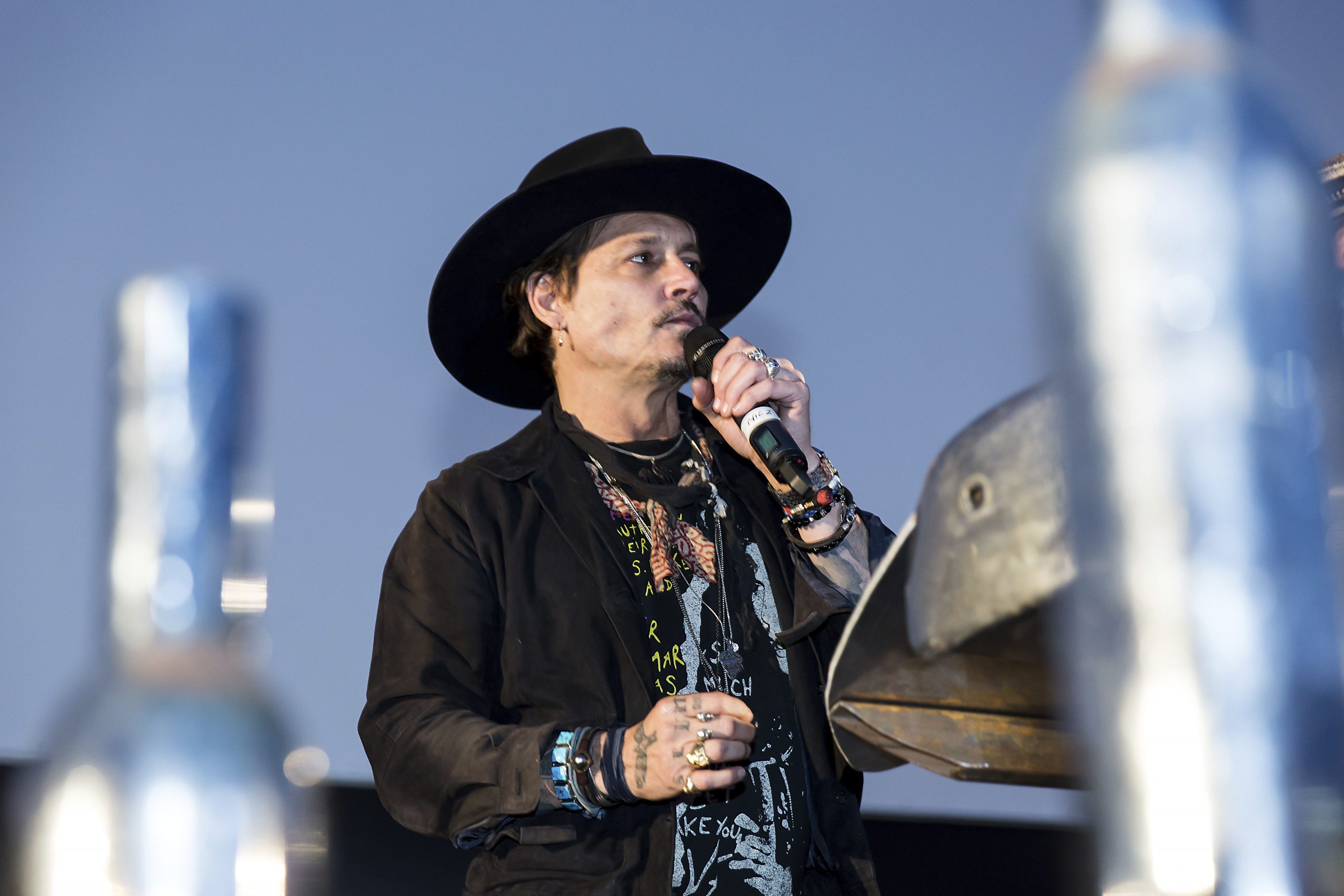 Johnny Depp jokes about assassinating President Trump
