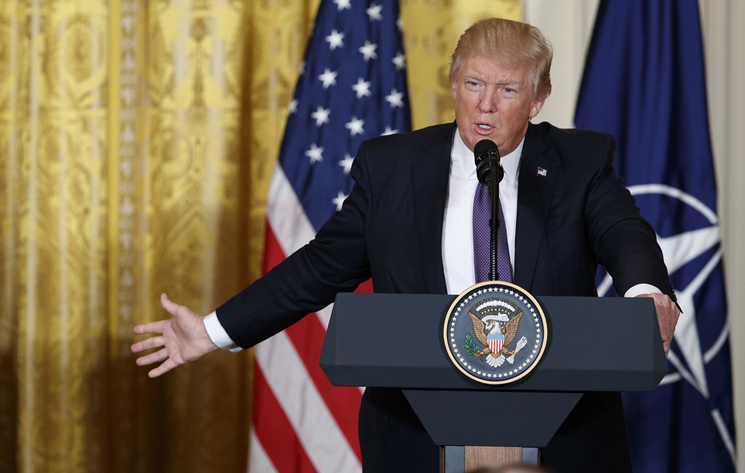 Trump says US would bring in allies to help deal with North Korea