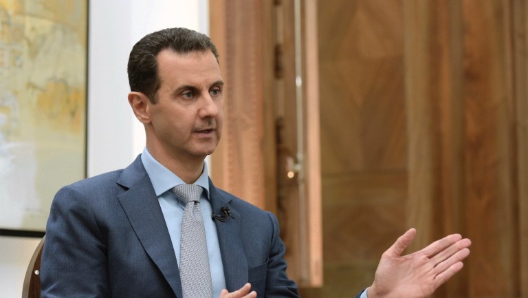 The forces are armed and equipped by the regime, but are not part of Syria President Bashar Assad's military. The bombing, near At Tanf on the southern border of Syria, is being characterized as a defensive strike. (AP)