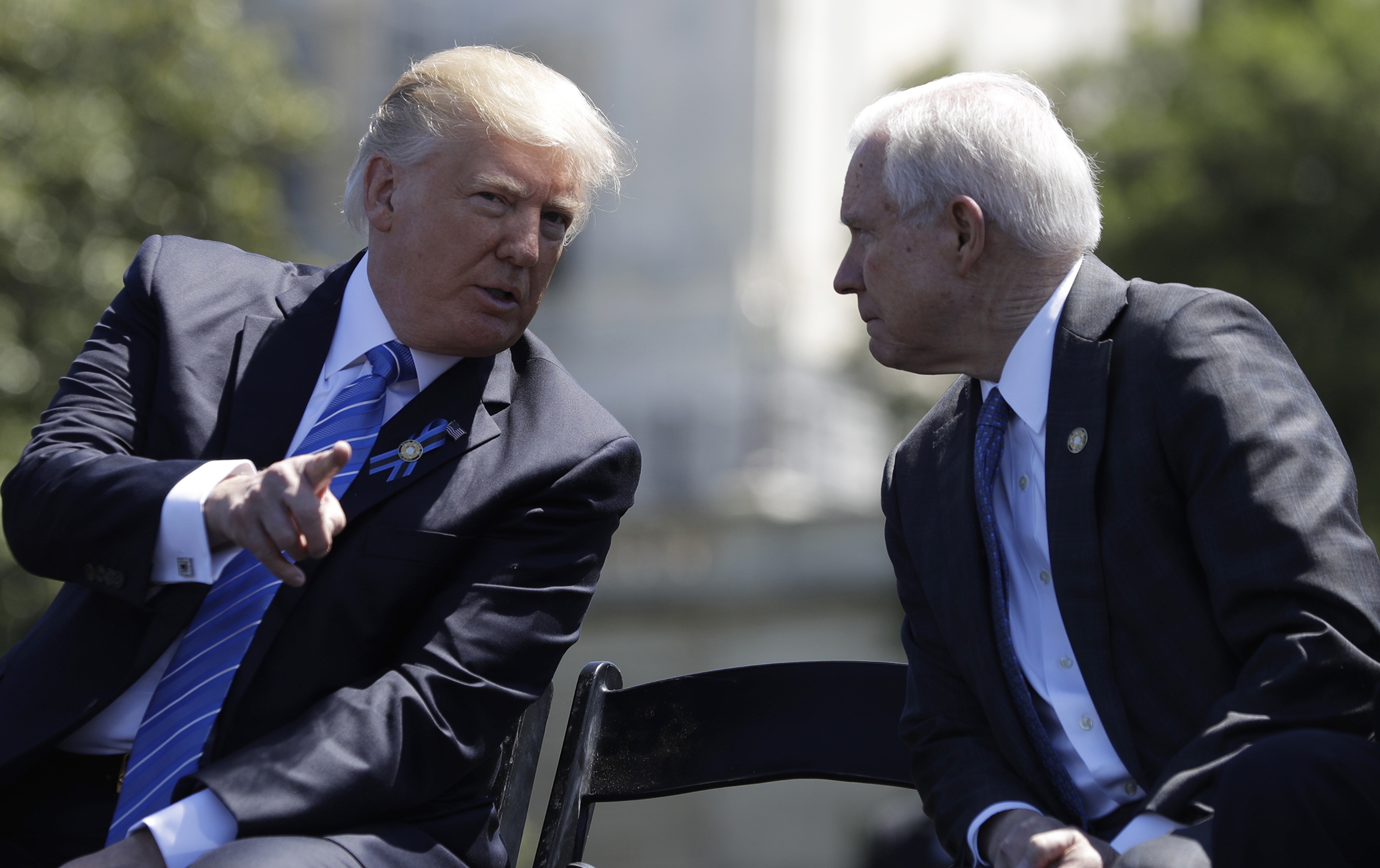 Trump praises Jeff Sessions after weeks of harsh criticism
