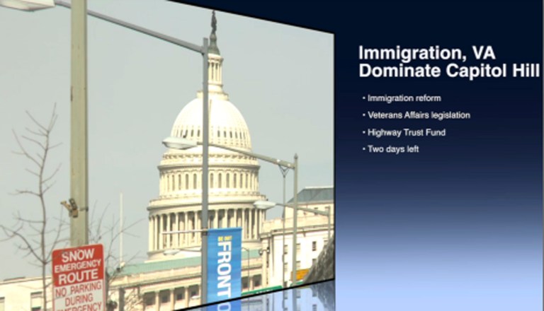Immigration reform, the Highway Trust Fund and VA legislation are all major pieces of legislation still on the docket before Congress breaks for its summer recess.