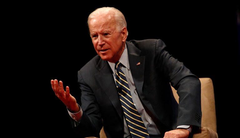 Former Vice President Joe Biden commented on a tweet from President Trump in which he said Sen. Kirsten Gillibrand, D-N.Y., 