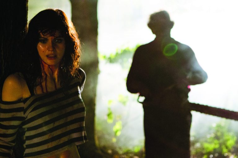 This undated publicity film image from Lionsgate shows Alexandra Daddario, left, as Heather Miller in a scene from 