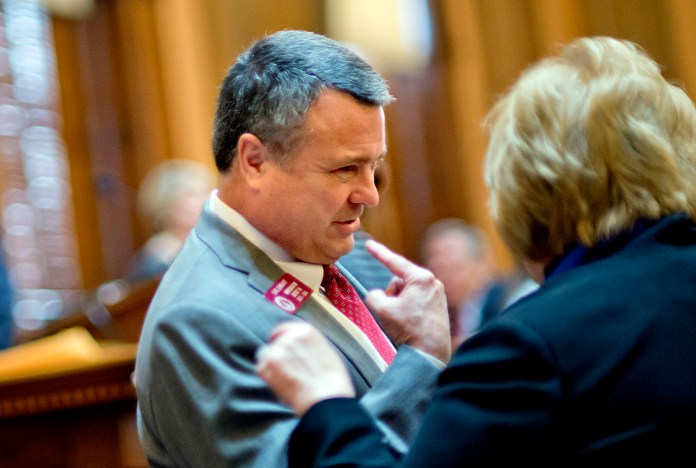 "If you don't protect the students of this state with due process, don't come looking for money," Ehrhart said. (AP File Photo/David Goldman)