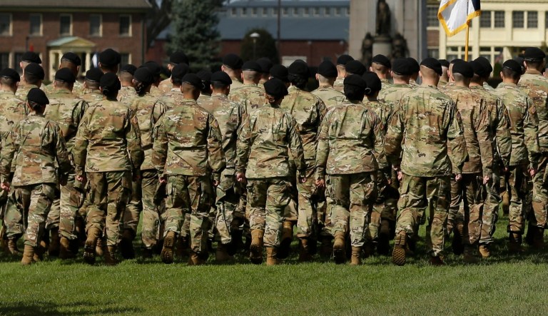 The decision granted a request by a group of transgender troops who are suing Trump, Defense Secretary Jim Mattis and other top defense officials to temporarily halt implementation of the president's order. (AP Photo/Ted S. Warren)