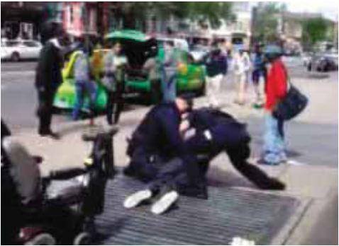 Man arrested in viral video sues Metro cops