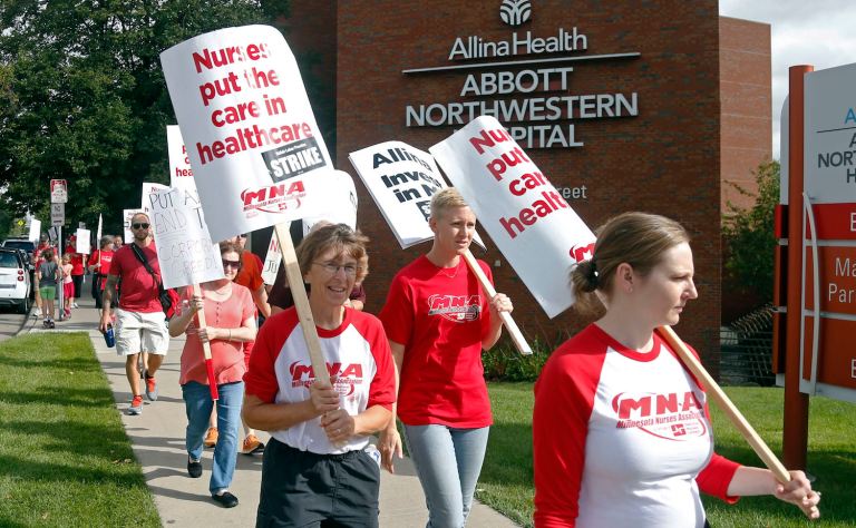 We don't need a union. And neither do our patients. (AP Photo/Jim Mone, File)