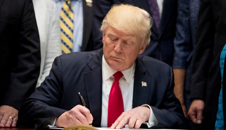 The announcement comes following two of Trump's nominees for Army secretary, Vincent Viola and Mark Green, withdrew their names from the process. (AP Photo/Andrew Harnik)