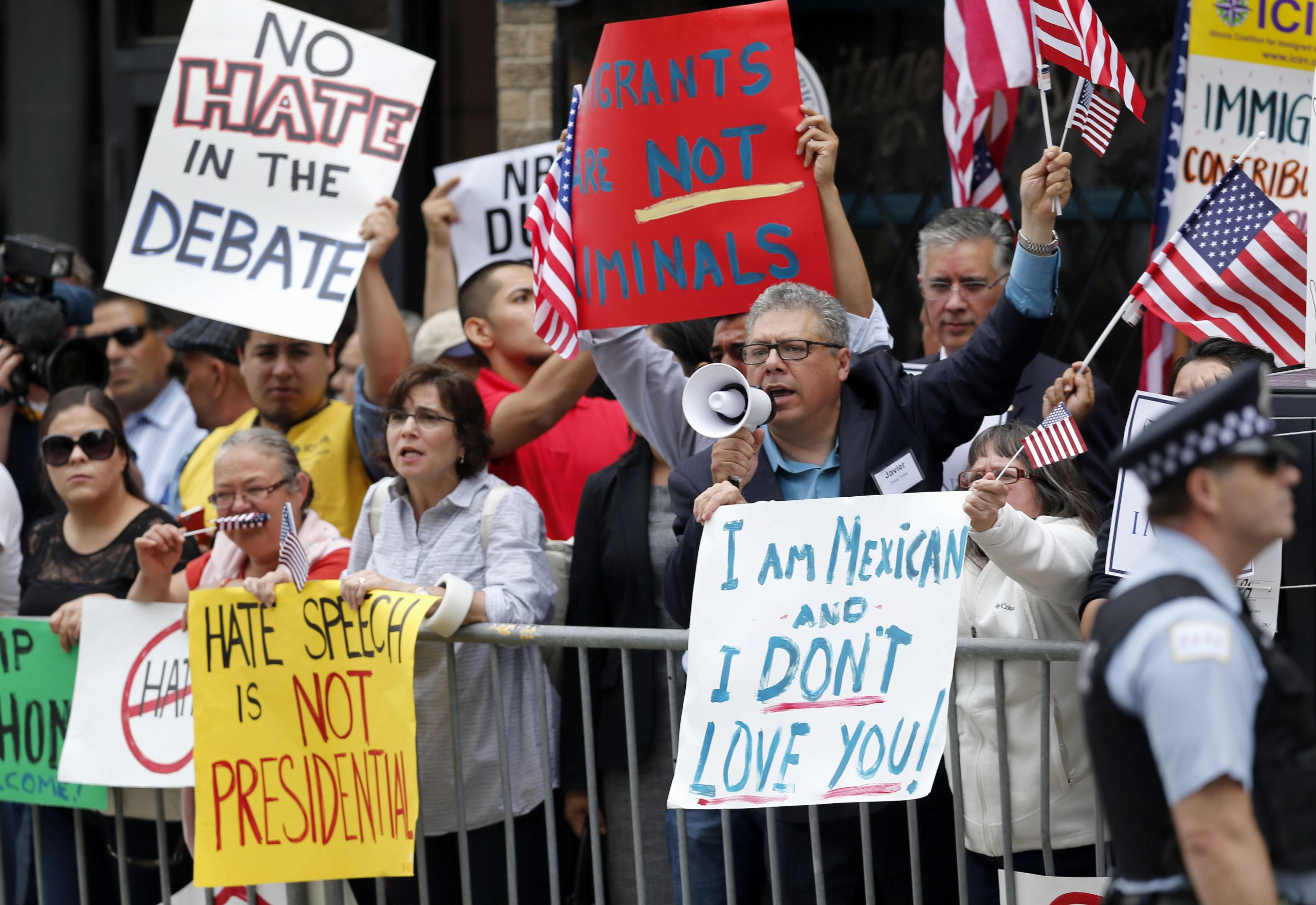 Liberal hits protesters for ‘mass attempt’ to silence Trump