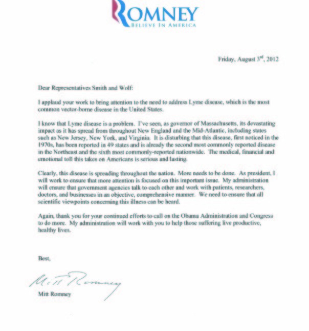 Romney reaches for moms, exurbs: Will tackle ticks, Lyme epidemic