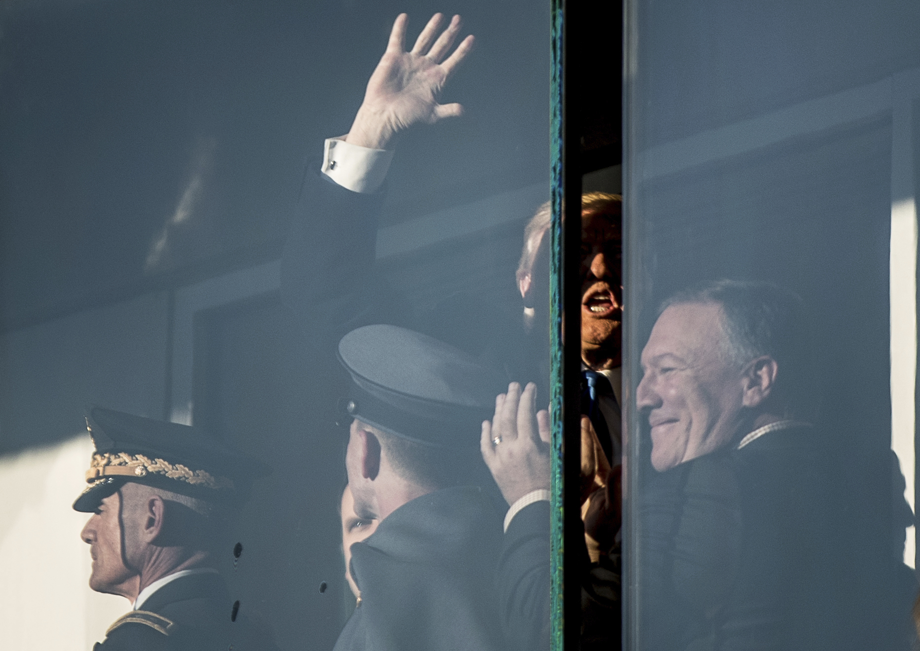Trump works the stands at Army-Navy showdown: ‘The spirit is amazing’