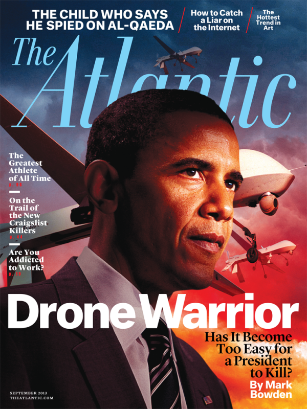 New Atlantic magazine cover features Obama as the ‘drone warrior’